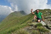 04 Pizzo Scala (2427 m) a sx , Cima di Lemma (2348 m) alle mie spalle